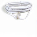 Modem Cable RJ11M/RJ11M 25 ft White  Part# F8V100-25-WH