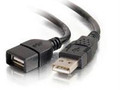 C2g 3m Usb 2.0 A Male To A Female Extension Cable - Black  Part# 52108