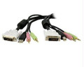 STARTECH.COM 4-IN-1 USB DVI KVM SWITCH CABLE W/ AUDIO  Part# DVID4N1USB6