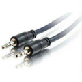 C2G 25FT PLENUM-RATED 3.5MM STEREO AUDIO CABLE WITH LOW PROFILE CONNECTORS  Part# 40516