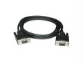 10ft DB9 F/F Null Modem Cable Black  Part# 52039