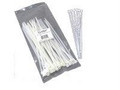 50pk 4in Reusable Cable Ties White  Part# 43042