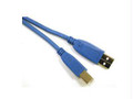 2m USB 2.0 A/B Cable Blue Part# 1776298