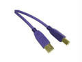 2m USB 2.0 A/B Cable Purple Part# 1776296