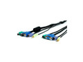 15 ft 3-In-1 Black KVM Extension Cable  Part# 3N1PSEXT15BK