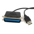 10' Usb To Parallel Adapter  Part# ICUSB128410