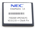 NEC VM256 (4) UNIT ~ NEC Elite IPK 4 Port 10 Hour 256MB Voice Mail Flash Media Unit   (Part# 750269 )  NEW