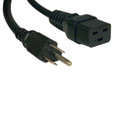 10ft Ac Power Cord, C19/5-15p  Part# P034-010