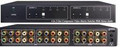 Speco COMVMSW42 4 Input 2 Output Component, Video Matrix Switcher with Stereo Audio, Part# COMVMSW42