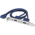2-port Usb 3.0 A Slot Plate  Part# USB3SPLATE
