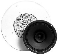 SPECO G810CT70GW 8" Coaxial Speaker with 70V Transformer & White Grille (10 oz. Magnet), Part No# G810CT70GW