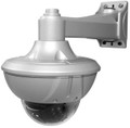 SPECO HT650IRVFHQW White Tamperproof/Weatherproof  High Resolution Dome IR LEDs.HQ-1 CCD 2.8 -12mm Varifocal Lens, Part No# HT650IRVFHQW