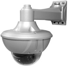 SPECO HT650IRVFHQW White Tamperproof/Weatherproof  High Resolution Dome IR LEDs.HQ-1 CCD 2.8 -12mm Varifocal Lens, Part No# HT650IRVFHQW