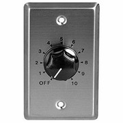 SPECO WAT50D8 50W 8 Ohm Stereo Volume Control with Wallplate, Part No# WAT50D8