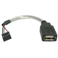 Startech.com Convert An Internal Usb Motherboard Header Port To A Regualar Usb A Port For Con  Part# USBMBADAPT