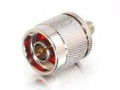 C2g N-male To Sma Female Adapter - Silver - N-male To Sma Female; No Soldering Or Cr  Part# 42204