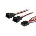 Startech.com Connect Two 4-pin (pwm) Fans To A Single Connector On The Power Supply - 1ft Cas  Part# FAN4SPLIT12