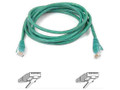 CAT6 patch cable RJ45M/RJ45M 5ft green  Part# A3L980-05-GRN-S