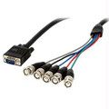 Startech.com 6 Ft Coax Hd15 Vga To 5 Bnc Monitor Cable   M/m  Part# VGABNC5