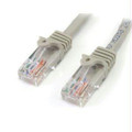 STARTECH.COM 6FT CAT 5E GREY RJ45 SNAGLESS CROSSOVER NETWORK PATCH CABLE - 6 FT RJ45 M/M CATE  Part# 45CROSS6GR