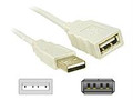 Cables To Go 6ft USB Passive Extension Part# 1612559