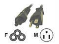6 ft 3-Slot Notebook Power Cord Part# 1612558