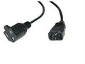 C2g 2ft 16 Awg Monitor Power Adapter Cord (iec320c14 To Nema 5-15r) Part# 2437011