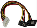 Startech.com Power Two Sata Drives From A Single Lp4 Power Supply Connector - Molex To Dual S Part# 3417156