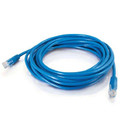 C2G 20FT CAT5E 350 MHZ SOLID PATCH CABLE - BLUE Part# 2743814