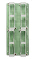 200-pair Capacity Backboard w/ Brackets - Green
