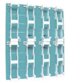 400-pair Capacity Backboard w/ Brackets - Blue
