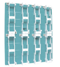 400-pair Capacity Backboard w/ Brackets - Blue

