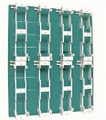 Suttle 400-pair Capacity Backboard w/ Brackets - Green