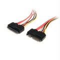 Startech.com Extend Sata Power And Data Connections By Up To 1ft - 1ft Sata Extension Cable - Part# 3096306