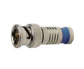 Suttle SURE Lock??? compression BNC connector, female, nickel plated, RG6 Universal