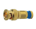 Suttle SURE Lock??? compression BNC connector, female, gold plated, RG6 Universal