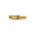 Suttle SURE Lock compression RCA connector, female, gold plated, RG6 Universal
