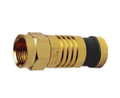 Suttle SURE Lock??? compression F-connector, female, gold plated, RG6 Universal