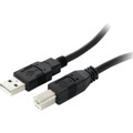 30' Usb 2.0 A B Cable Black  Part# USB2HAB30AC