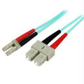 STARTECH.COM 2M 10 GB AQUA MM FIBER PATCH CABLE LC/SC Part# 2852449