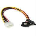 Startech.com Power Two Sata Drives From A Single Lp4 Power Supply Connector - Molex To Dual S Part# 3417155