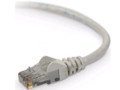CAT6 patch cable RJ45M/RJ45M 25ft gray Part# 1613487