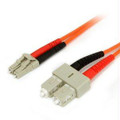 Startech.com 1m Multimode 62.5/125 Duplex Fiber Patch Cable Lc - Sc Part# FIBLCSC1