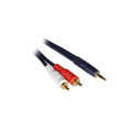 25' 3.5mm M To Dual Rca M Cble Part# 40616