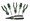 Greenlee APPRENTICE TOOL SET, 6 PC (CNTRPK) ~ Part# 0159-36