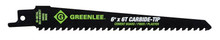 Reciprocating Saw Blade, Sawzall, 6 TPI, Length: 6"