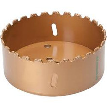 Greenlee HOLESAW, 4-1/2" CARBIDE GRIT-PKGD