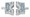 Greenlee DIE SET, #2 AL CRIMP (KA4-2) ~ Part# KA4-2