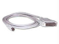 C2g 10ft 8-pin Mini Din Male Mac(r) To Db25 Male Hayes-compatible Modem Cable Part# 2996