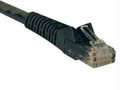 Tripp Lite 15ft Cat6 Gigabit Snagless Molded Patch Cable Rj45 M/m Black 15 Part# N201-015-BK